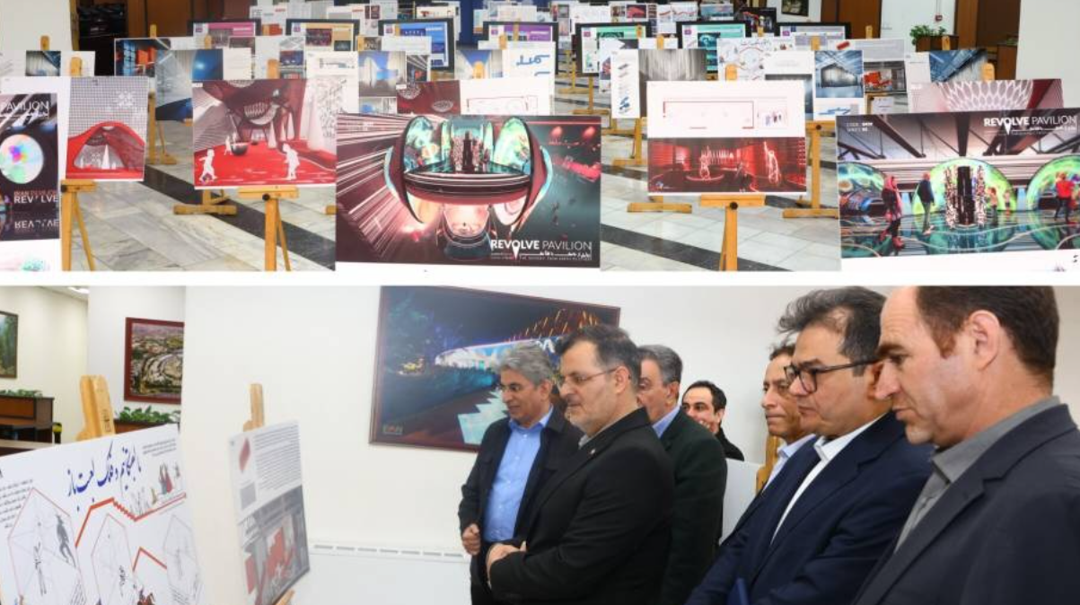The Commissioner General of Iran's Participation at the Belgrade Expo Visits the Progress of the Iran Pavilion Design Competition